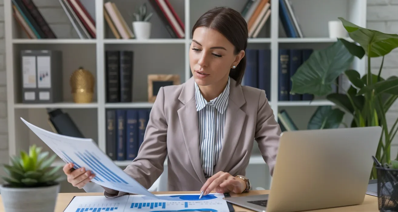 Administrador gestionando la contabilidad del condominio con un software seguro y automatizado.